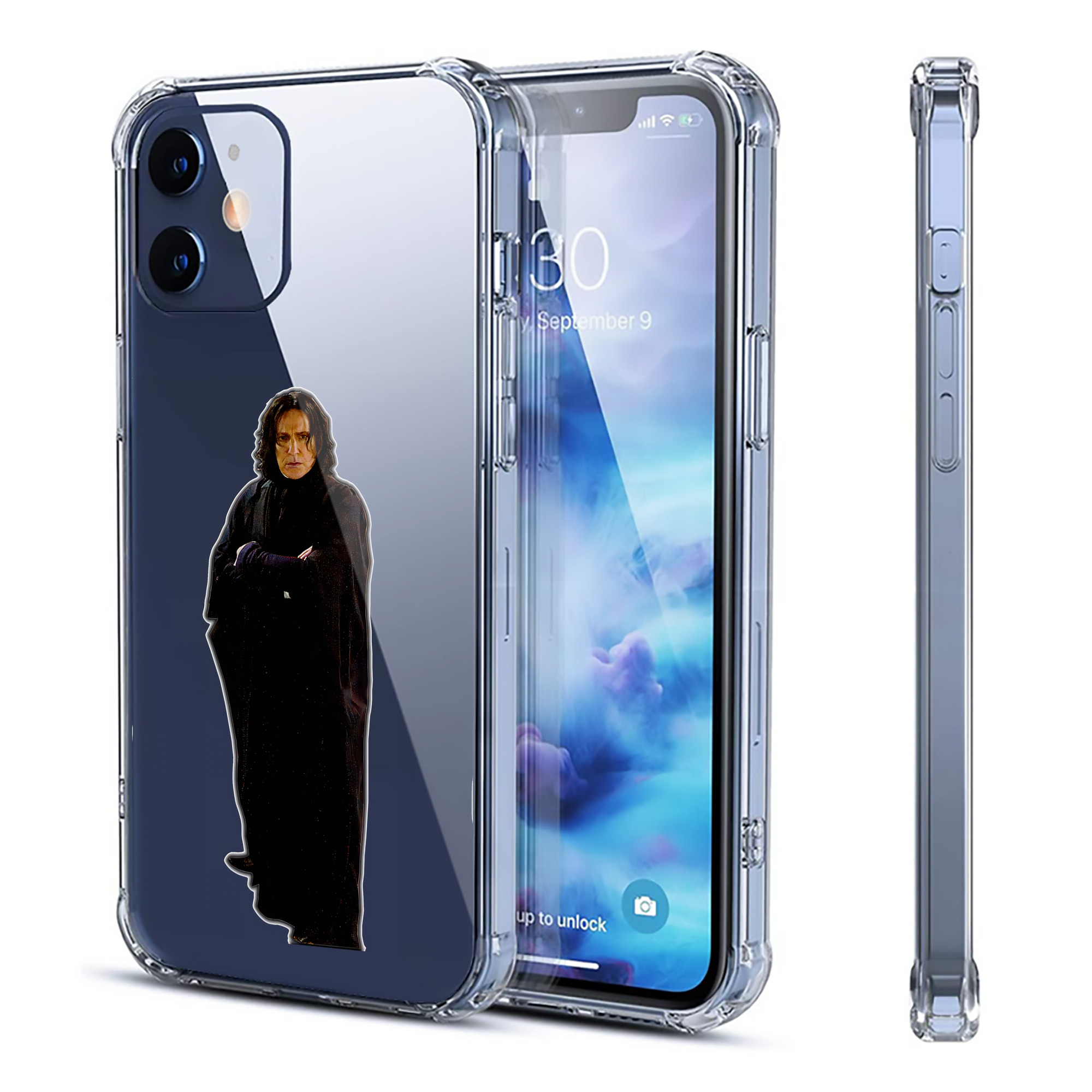 （画像用） Harry Potter ハリー・ポッターシリーズ 【iPhone 12シリーズ対応】透明スマホケース（クリアソフトケース）